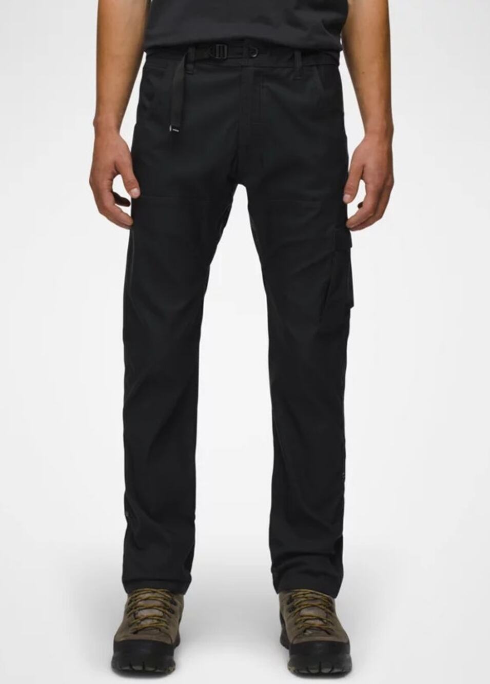 PRANA Men's Stretch Zion Cargo Pants II 36x32 Black UPF 50+ Slim Fit NWOT